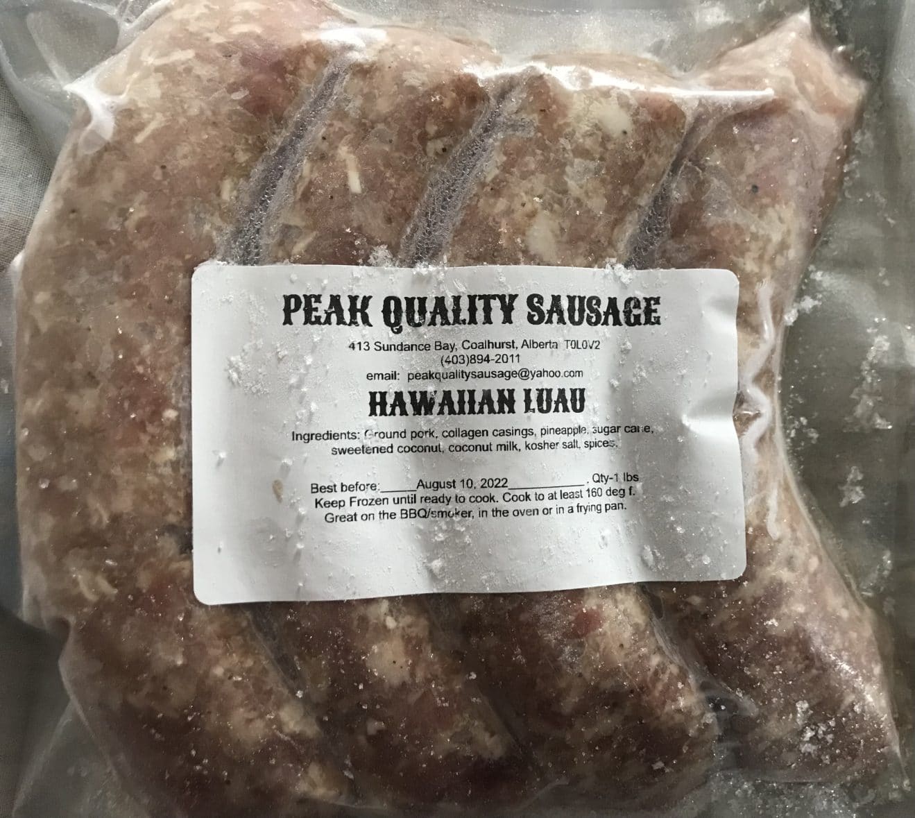 Hawaiian Luau Sausage