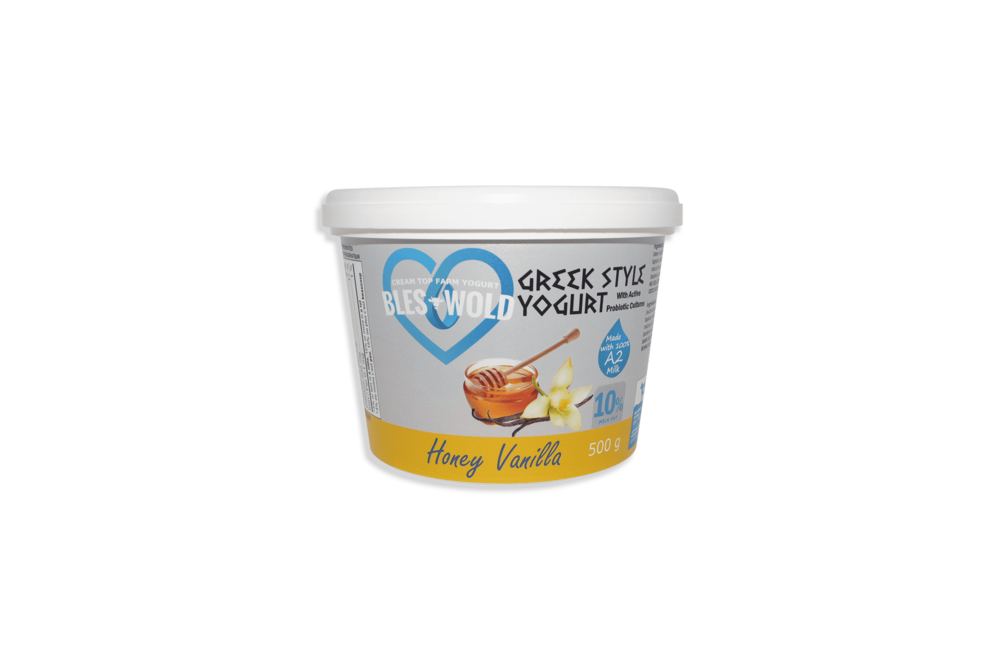 Honey Vanilla Greek Probiotic Yogurt (10 MF) Growing From the Ground Up