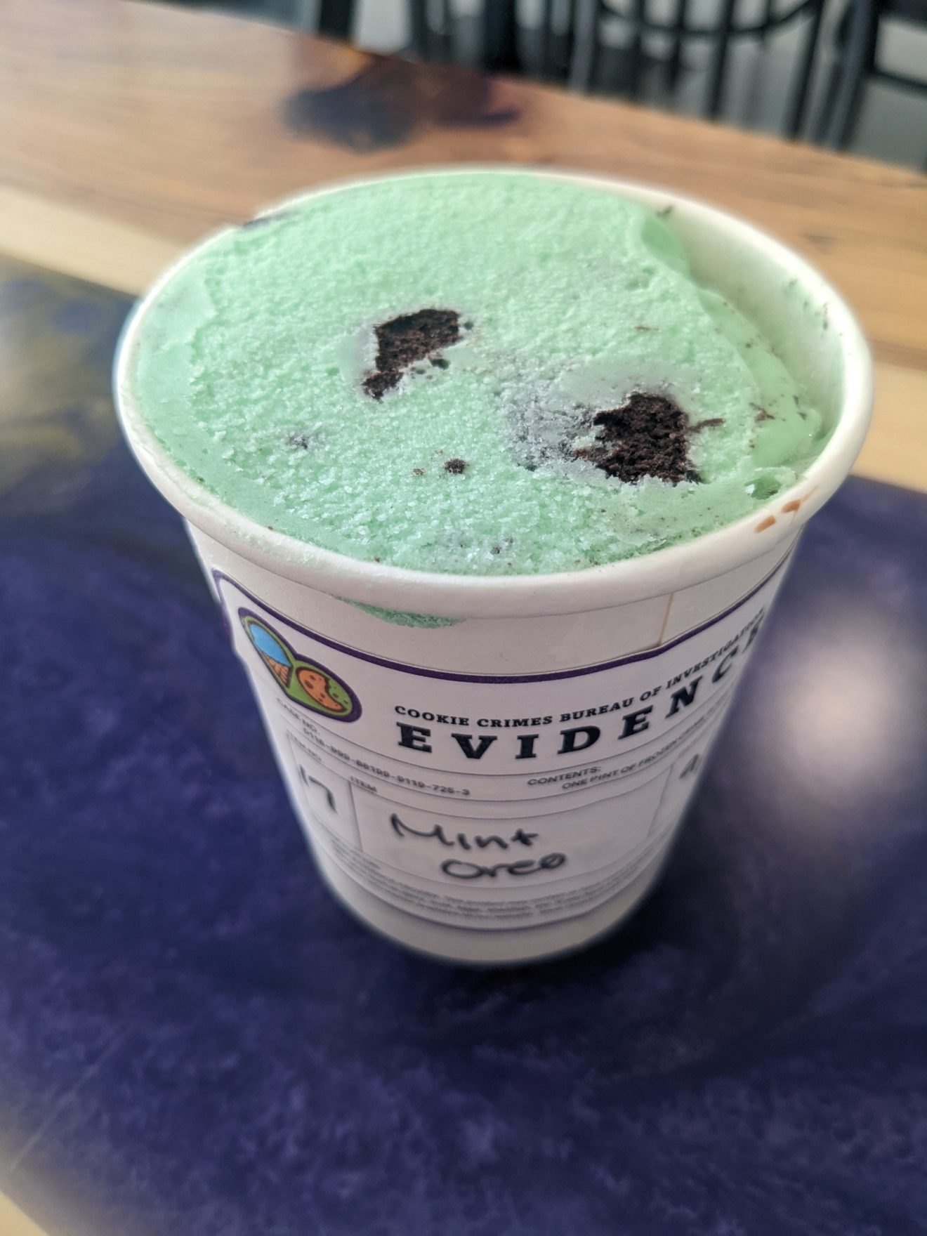 Mint Oreo Ice Cream (Pint) Growing From the Ground Up