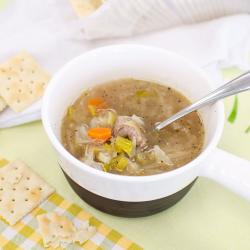 Cabbage, Sausage, and Potato Soup 500 ml
